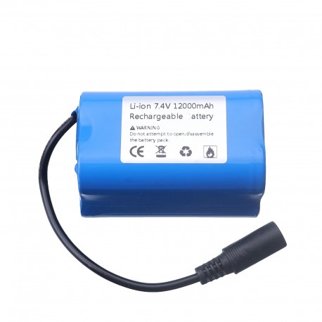 7.4V 12000mAh Battery For T188 T888 2011-5 V007 C18 H18 RC Fishing Bait Boat accessories