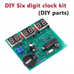 Soldering kit Electronic DIY - Six digit clock kit