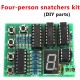Soldering kit Electronic DIY - Four snatchers kit