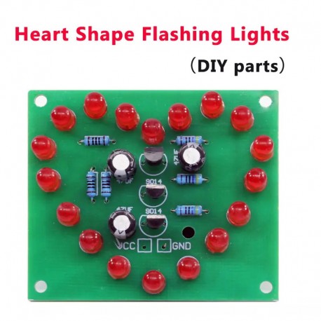 Soldering kit Electronic DIY - Heart Shape Light