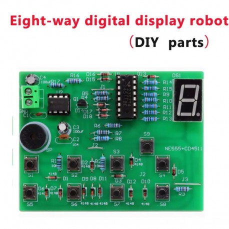 Soldering kit Electronic DIY - Eight way robocall