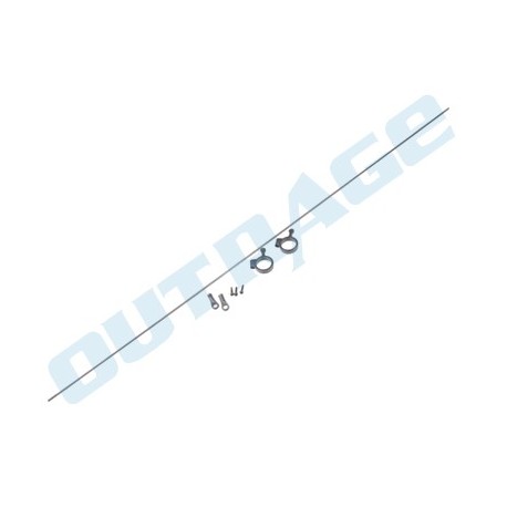 R550327-SS Tail Rotor Push Rod and Guide Set