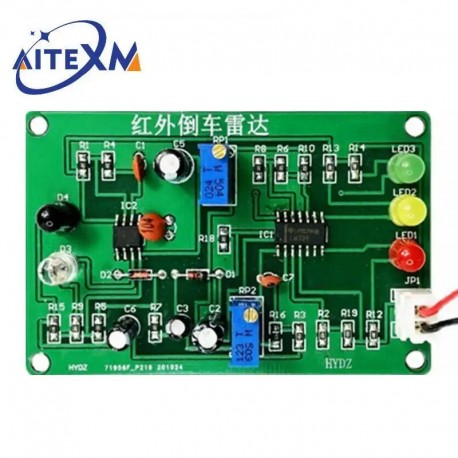Infrared Reversing Radar DIY Kit Electronic Production Range Sensing Reminder Obstacle Avoidance Sensor Student Training