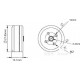 2204 260KV Brushless Gimbal Motor For 2 Axis / 3 Axis Gimbal Gopro CNC Digital Camera FPV