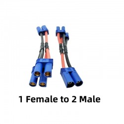 EC5 Parallel Series Connection Line Cable Wire For Lipo Battery - parallel (1 male 2 female)