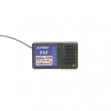 DUMBORC P6F 2.4GHz 6CH RC Receiver without Gyro Function Compatible X4 X5 X6 RC Radio Transmitter