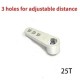 Aluminum Alloy 25T Steering Servo Arm Upgrade for Wltoys 12428 12429 RC 1/8 1/10 1/12