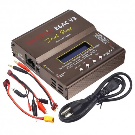 Imax B6AC V3 AC 100-240V 6A 80W Dual Power Smart Digital Balance Charger