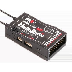 HelloRadioSky HR8C 2.4GHz 9CH CC2500 D8/D16/SFHSS PWM Mini Receiver for RC