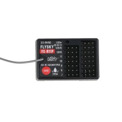 Flysky FS-R11P 2.4GHz 11CH ANT Protocol PWM PPM i-BUS S.BUS Receiver Compatible with FS-G11P