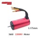 Surpass Hobby 3660 Brushless Waterproof RC Car Motor 3.175mm 3100KV/5200KV For 1/10 RC Car