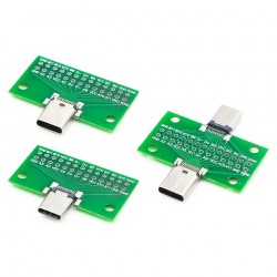USB 3.1 Connector Type-C Adapter Plate PCB Board Female Male Head Convertor
