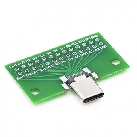 USB 3.1 Connector Type-C Adapter Plate PCB Board Female Male Head Convertor