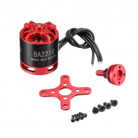 Racerstar BA2216 880KV/1100KV/1250KV/1400KV/1800KV 2-4S Brushless Motor For Fixed Wing RC