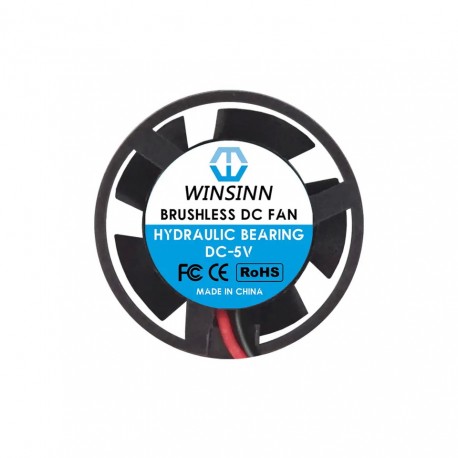 WINSINN 2510 25mm Round Fan DC 5V 12V 24V Hydraulic / Dual Ball Bearing