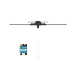 iFlight ExpressLRS 2.4GHz/900MHz ELRS 100mW/500mW Dual-band RX Receiver Single Antenna for FPV Racer