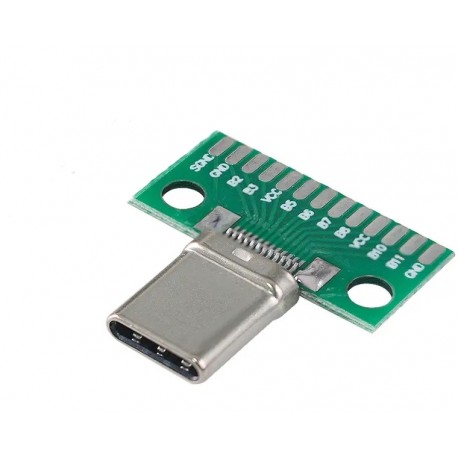 USB 3.1 Connector Module Type-C Adapter Plate PCB Board Male Head Convertor USB3.1 Transfer Test Board