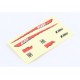 Decal Sheet, Red Graphics: BMCX
