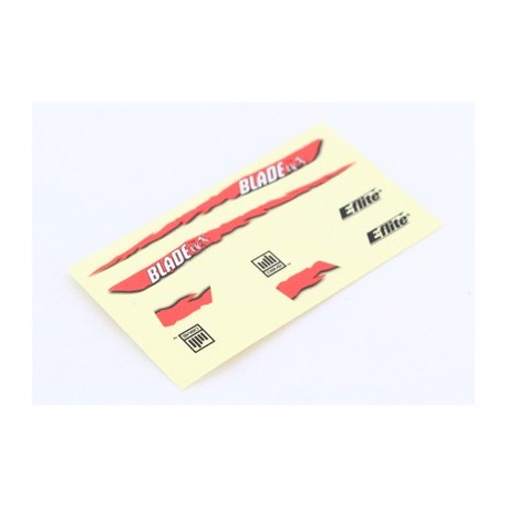 Decal Sheet, Red Graphics: BMCX