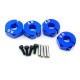 4 Pcs Aluminum 5/6/7mm Thickness Wheel Hex 12mm Drive Hubs With Pins Screws