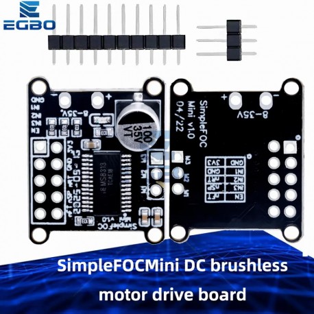 8-30v SimpleFOCMini DC brushless motor drive board FOC control driver SVPWM control algorithm