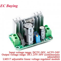 LM317 Linear Regulated Adjustable Board Step Down Buck Module