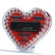 Multicolor LED Heart-Shaped Flow Light DIY Electronic Kit RGB Colorful Love Heart Water Lamp 51 Microcontroller