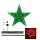 Students Training DIY Kit Five-Pointed Star Breathing Light Gradient LED Light for Christmas Soldering Training Red Green Blue