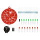 DIY LED Christmas Tree Decoration Kit NE555 Flashing Light Pendant PCB Circuit Welding Practice Kit LED