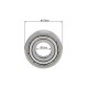 2pcs bearing 697zz 7x17x5 Miniature Electrical Motor Ball Bearings