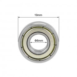 2pcs bearing 698zz 8x19x6 Miniature Electrical Motor Ball Bearings
