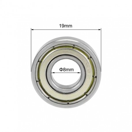 2pcs bearing 698zz 8x19x6 Miniature Electrical Motor Ball Bearings
