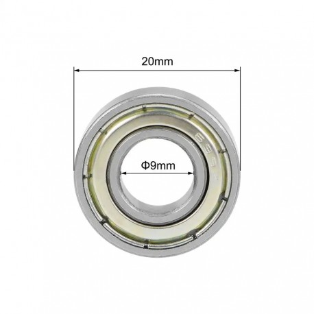 2pcs bearing 699zz 9x20x6 Miniature Electrical Motor Ball Bearings