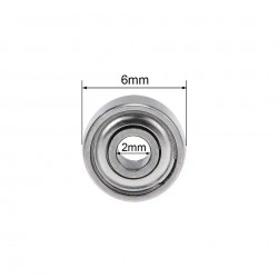 2pcs bearing 692ZZ 2x6x3 Miniature Electrical Motor Ball Bearings