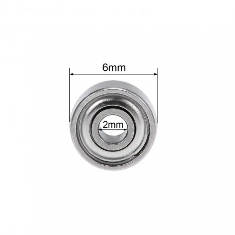 2pcs bearing 692ZZ 2x6x3 Miniature Electrical Motor Ball Bearings