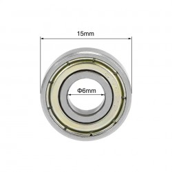 2pcs bearing 696ZZ 6x15x5 Miniature Electrical Motor Ball Bearings