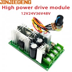 DC10-60V DC 20A Current Voltage regulator Motor Speed Controller Switch PWM High Power Drive Module