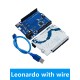 Leonardo R3 Microcontroller Development Board with Atmega32u4 - USB Cable Included, Compatible with Arduino