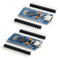 Pro Micro for arduino ATmega32U4 Module with 2 row pin header For Leonard