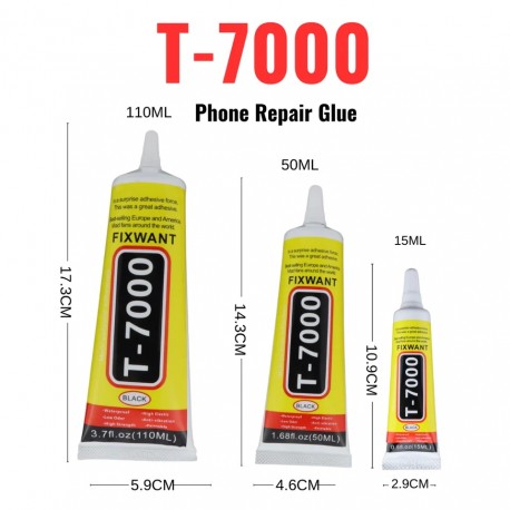 T7000 Set Multifunctional Glue DIY Mobile Phone Screen Frame Epoxy Sealant Super Black Liquid Glue T-7000