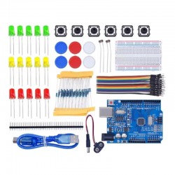 Starter Kit For UNO R3 Mini Breadboard LED Jumper Wire Button For Arduino Diy Kit