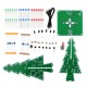 Xmas Tree DIY Kits LED Flashing Tree DIY Kits Electronics Soldering Colorful 3D