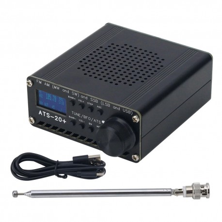 ATS 20+ Si4732 Radio Receiver High Sensitivity Portable Small World Band Digital Receiver