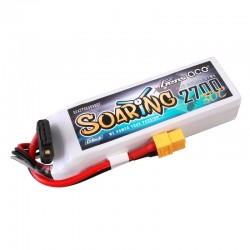 Gens ace Soaring 2700mAh 11.1V 30C 3S1P LiPo Battery Pack with XT60 Plug