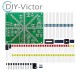 Fireworks red yellow Double Color Flashing Lights DIY Kit Strobe NE555 + CD4017