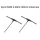 2PCS IFlight ELRS Receiver Antenna 2.4G 40mm / 70mm / 220mm IPEX