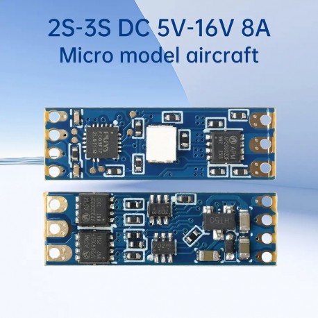 DL03 2S-3S DC 5V-16V 8A Mini RC Model Brushless ESC PWM Motor Driver ESC Board Compatible with 1104 1106 1306