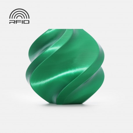 PLA Silk+ Candy Green (13506) Filament with spool / 1 kg