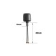 FlyFishRC Dual-Band 2.4Ghz/5.8Ghz UFL FPV Antenna for DJI Air Unit O3/O4/O4 PRO RC Drone 40mm/95mm/145mm