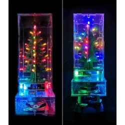 Christmas Tree Tri-color/Colorful Version Support bluetooth DIY Electronic Kits